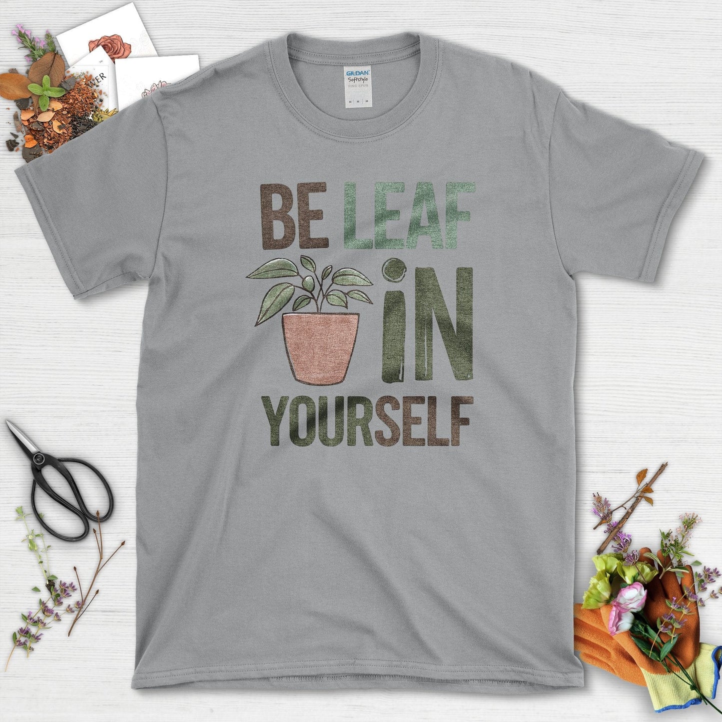 Be Leaf In Yourself T-Shirt Sport Grey / S T-Shirt