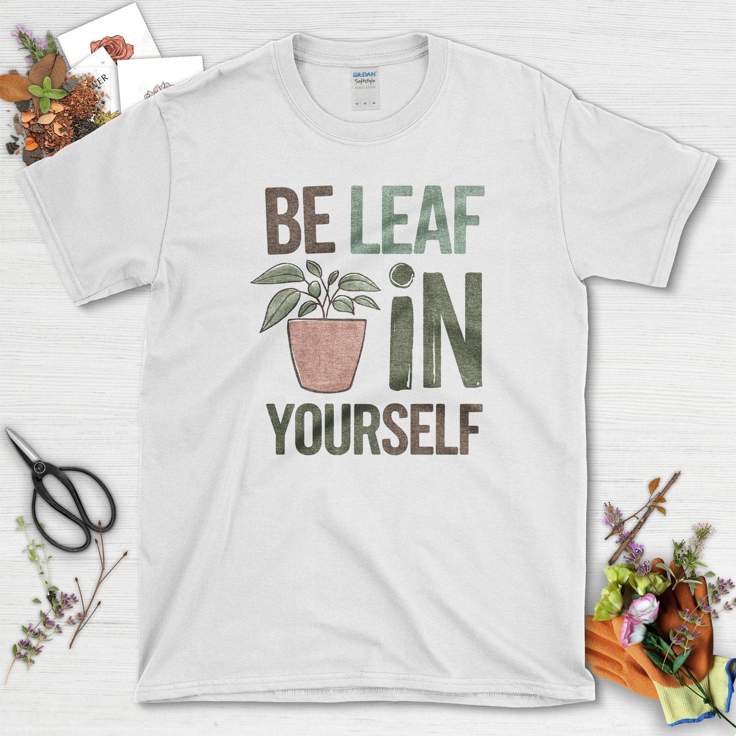 Be Leaf In Yourself T-Shirt White / S T-Shirt