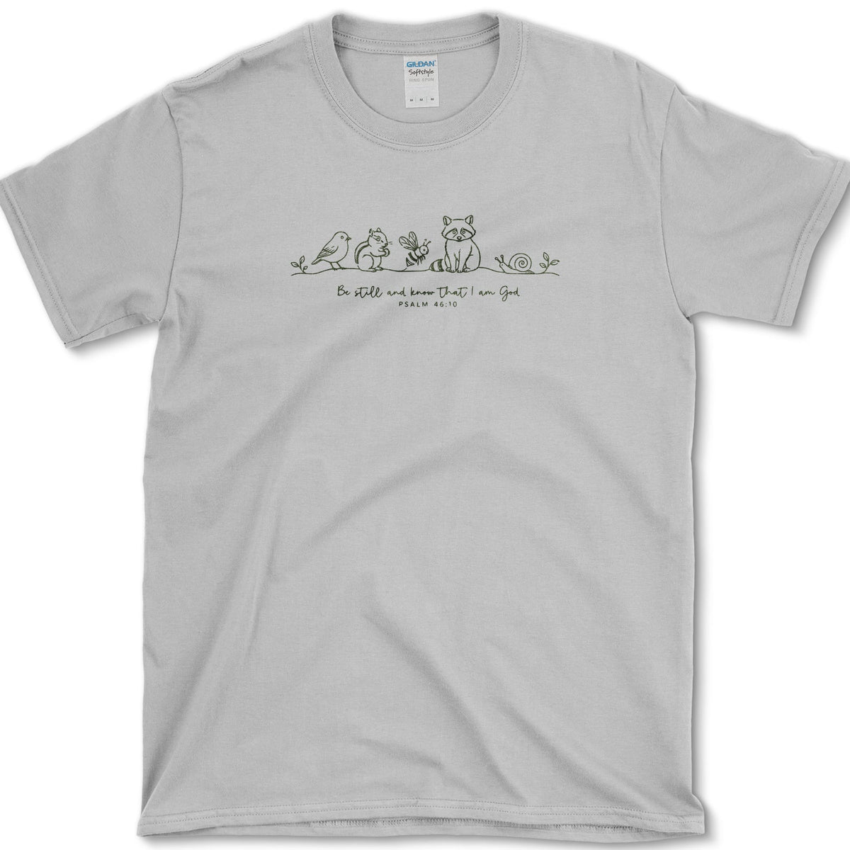 Be Still and Know T-Shirt S / Sport Grey Essential Tees