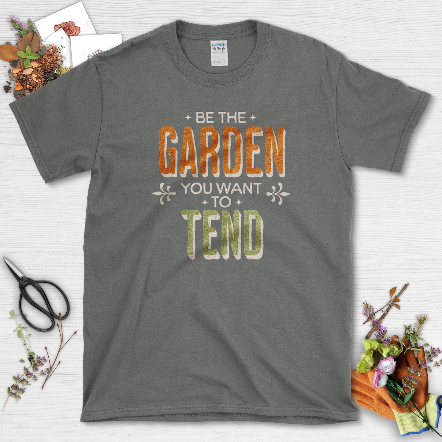 Be The Garden T-Shirt Charcoal / S T-Shirt