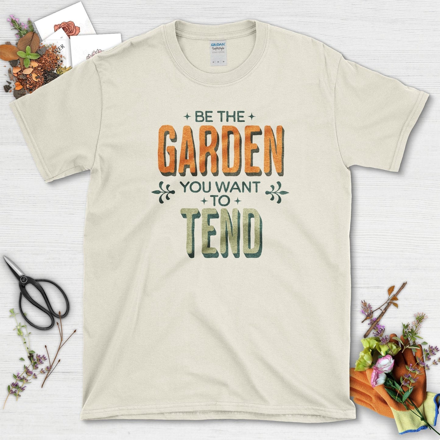 Be The Garden T-Shirt Natural / S T-Shirt