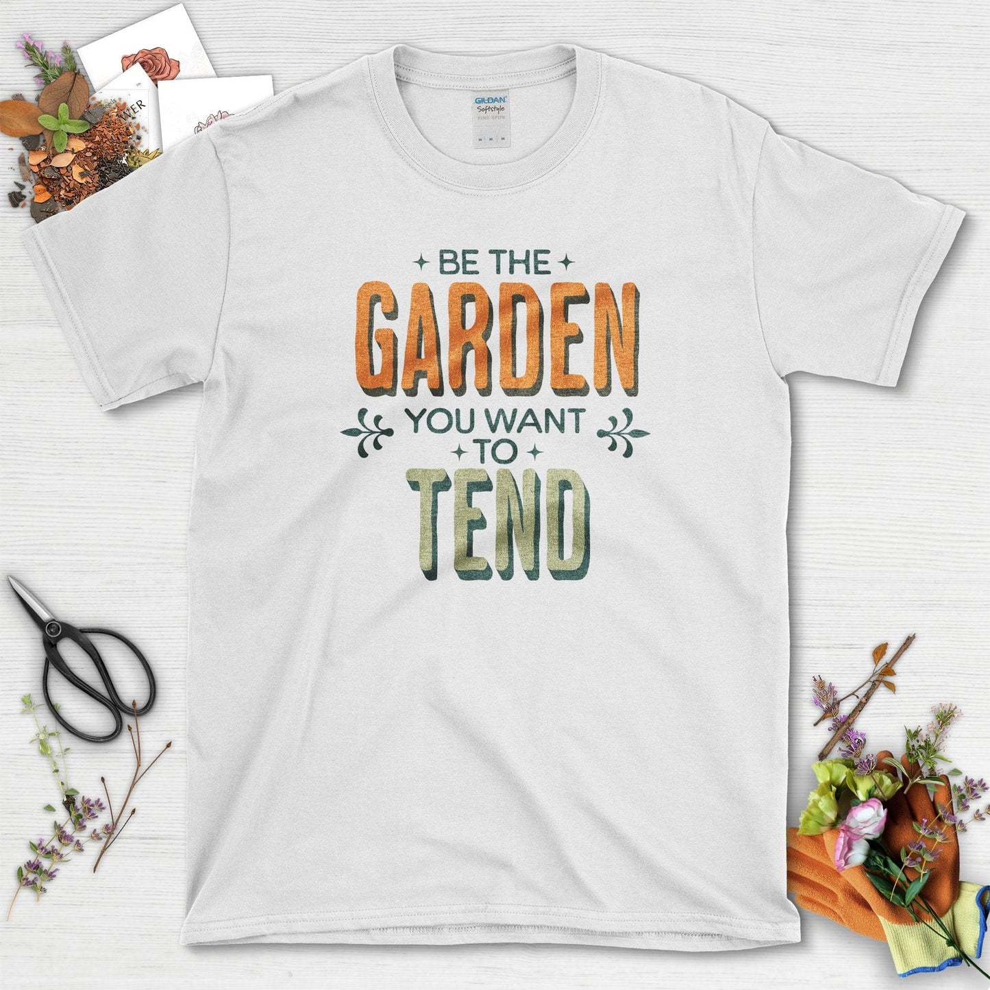 Be The Garden T-Shirt White / S T-Shirt