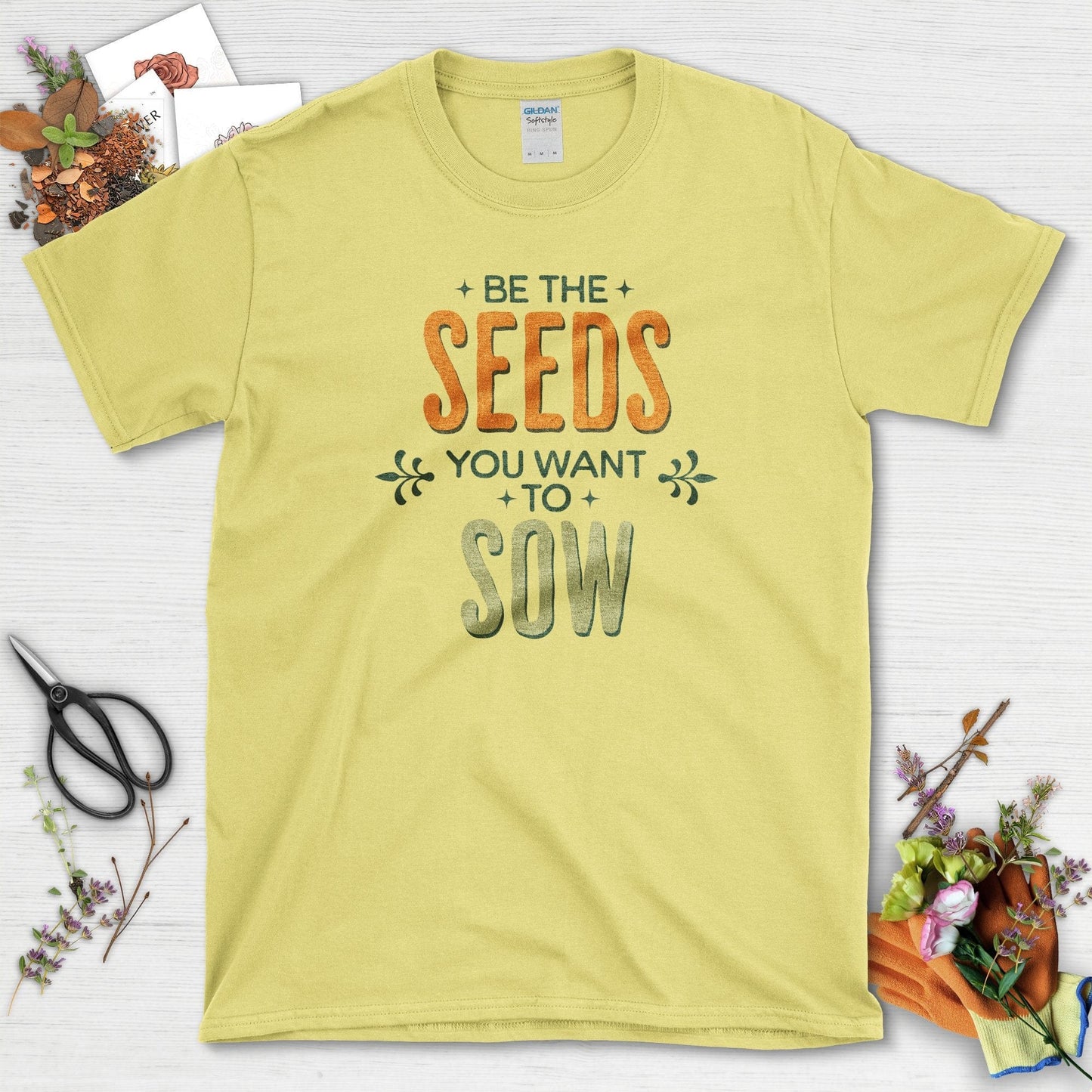 Be the Seeds You Want to Sow T-Shirt Cornsilk / S T-Shirt