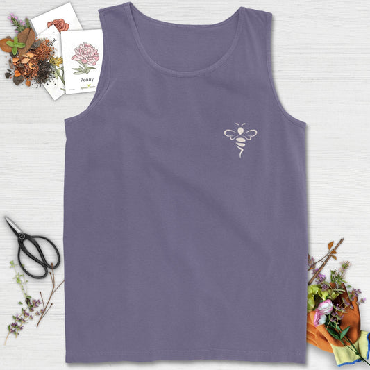 Bee Inspired Comfort Colors Tank Top Grape / S Physical Item