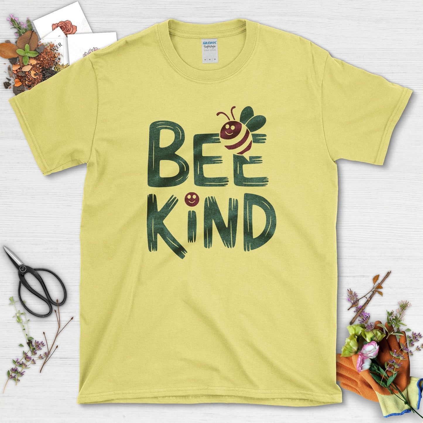 Bee Kind T-Shirt Cornsilk / S Physical Item