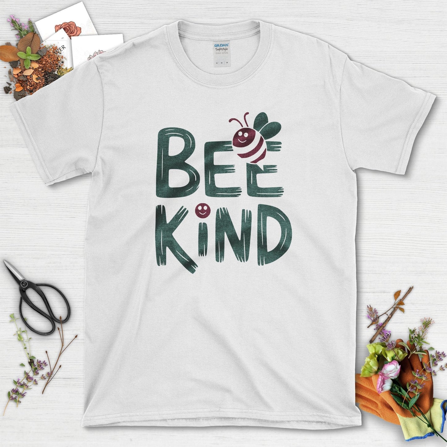 Bee Kind T-Shirt White / S Physical Item