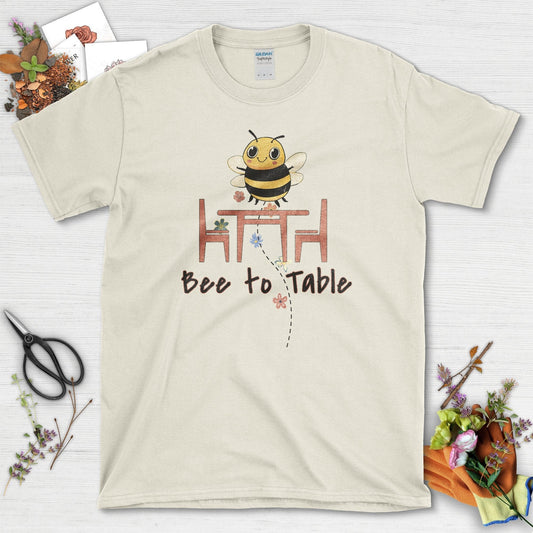 Bee to Table Garden T-Shirt Natural / S T-Shirt