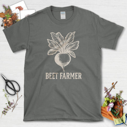 Beet Farmer T-Shirt Charcoal / S Physical Item
