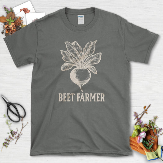 Beet Farmer T-Shirt Charcoal / S Physical Item