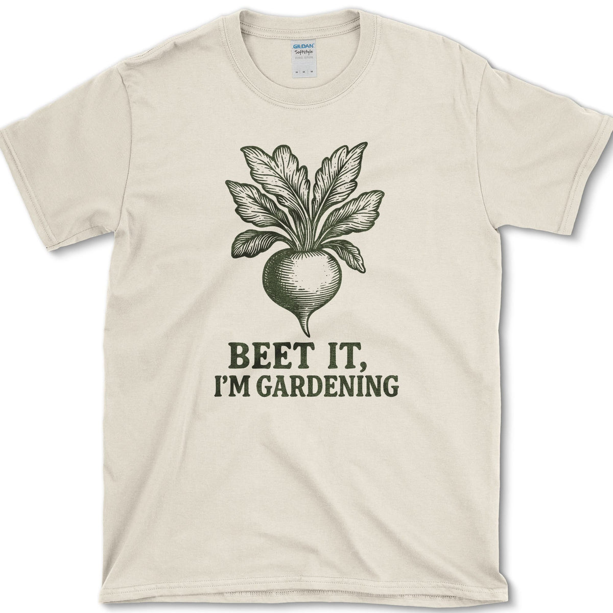 Beet It I'm Gardening T-Shirt Natural / S Essential Tees
