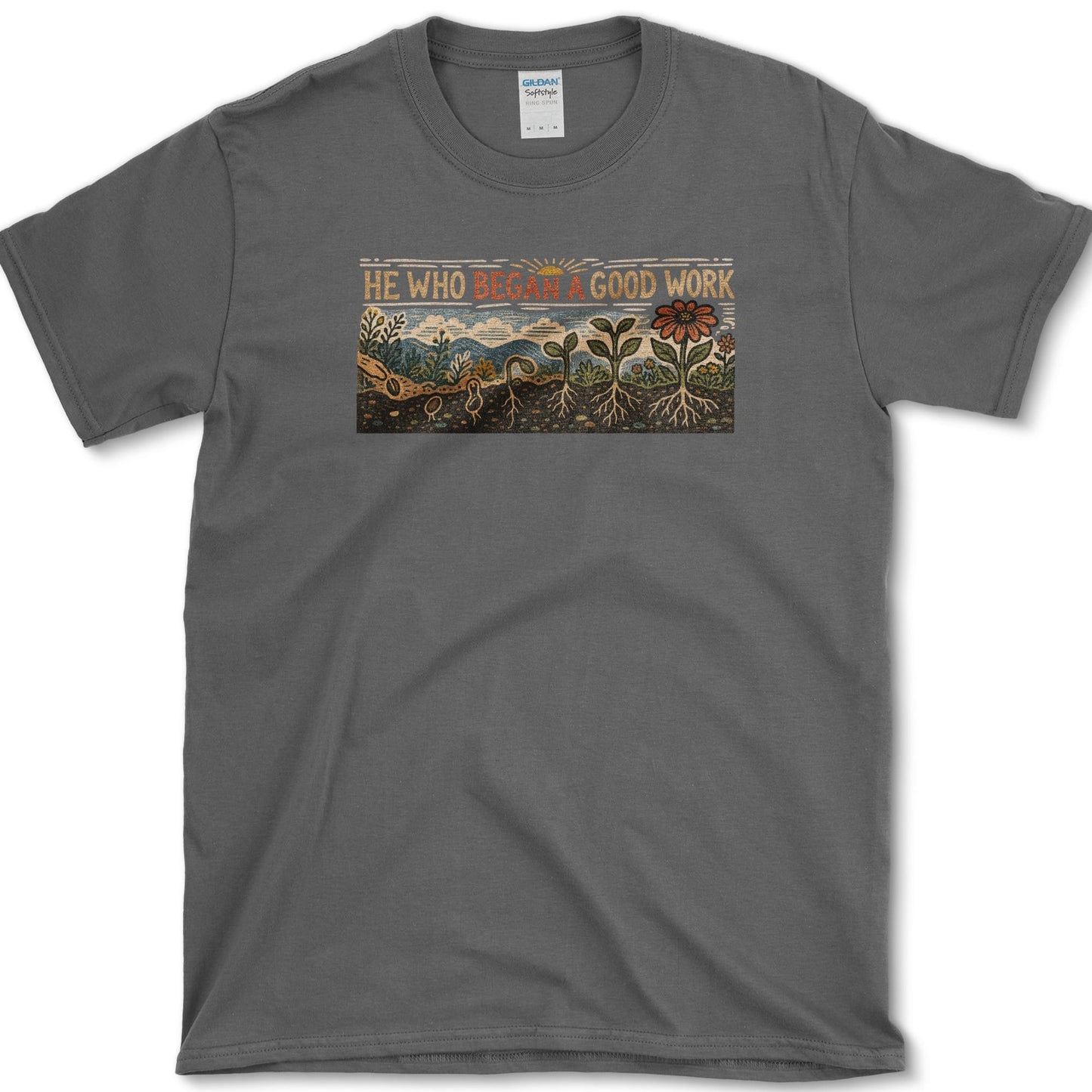 Began Good Work T-Shirt Dark Heather / S Essential Tees