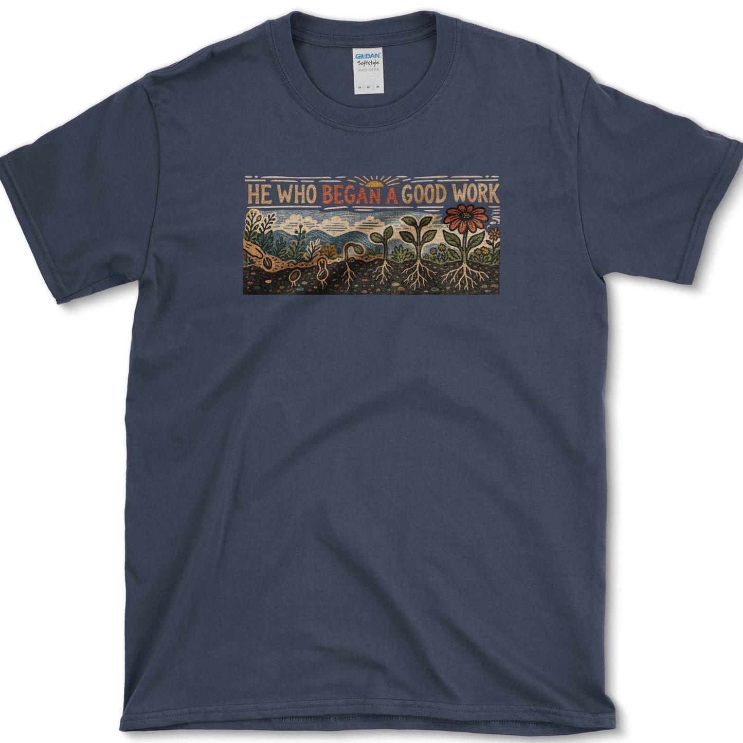 Began Good Work T-Shirt Navy / S Essential Tees