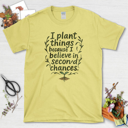 Believe In Second Chances T-Shirt Cornsilk / S Physical Item