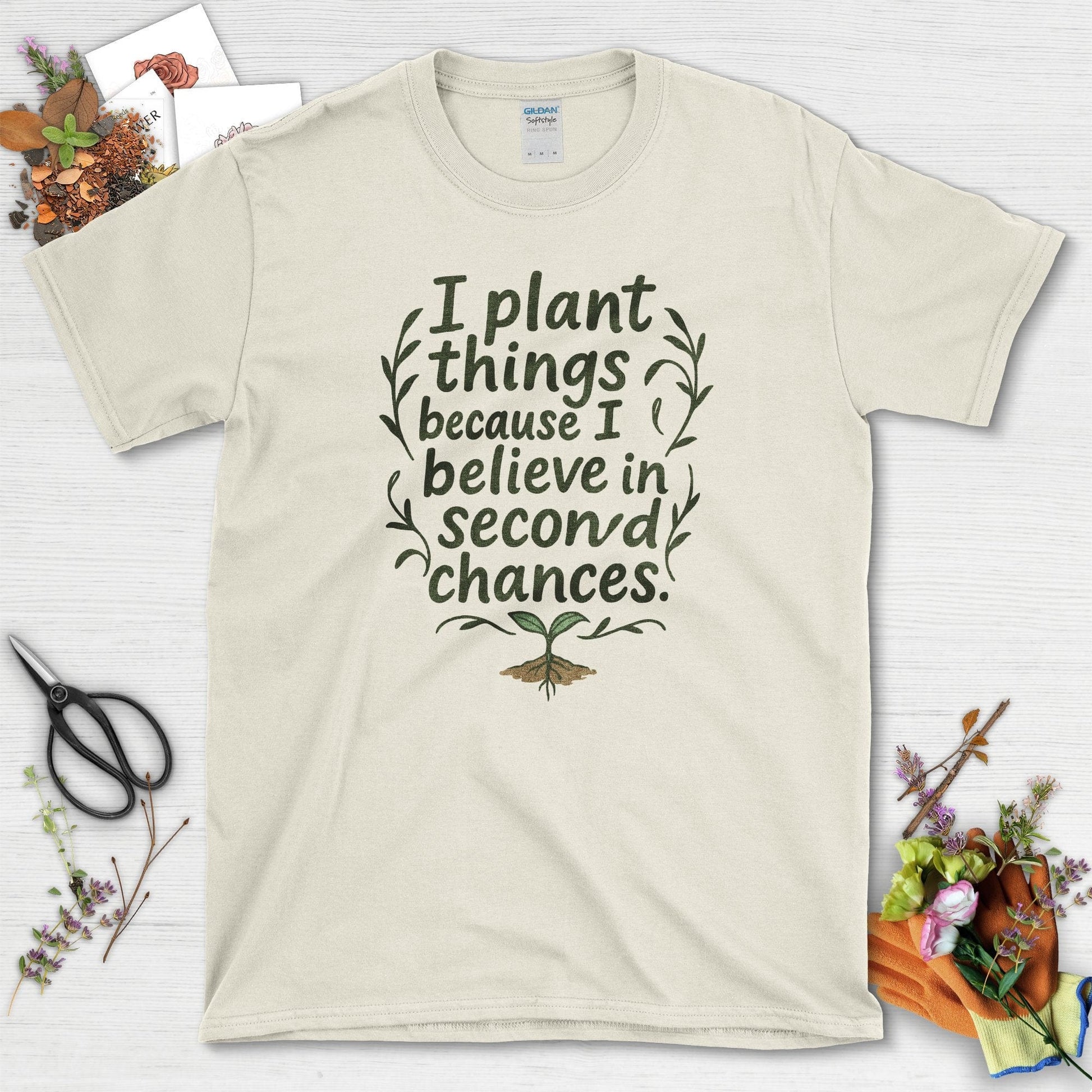 Believe In Second Chances T-Shirt Natural / S Physical Item