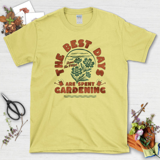 Best Days Gardening T-Shirt Cornsilk / S T-Shirt