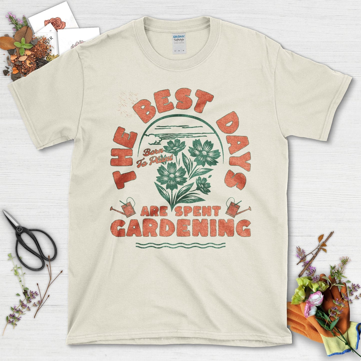 Best Days Gardening T-Shirt Natural / S T-Shirt