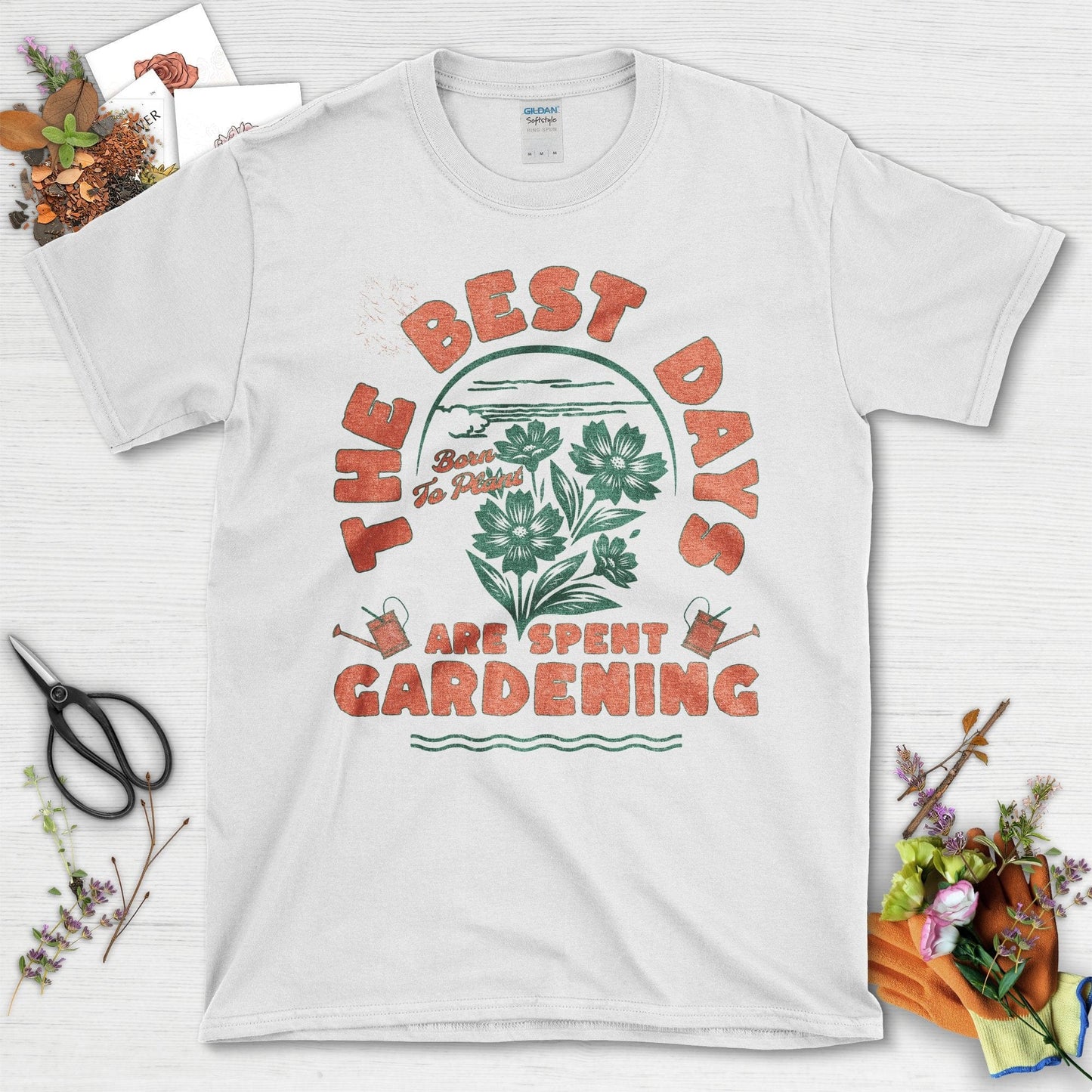 Best Days Gardening T-Shirt White / S T-Shirt