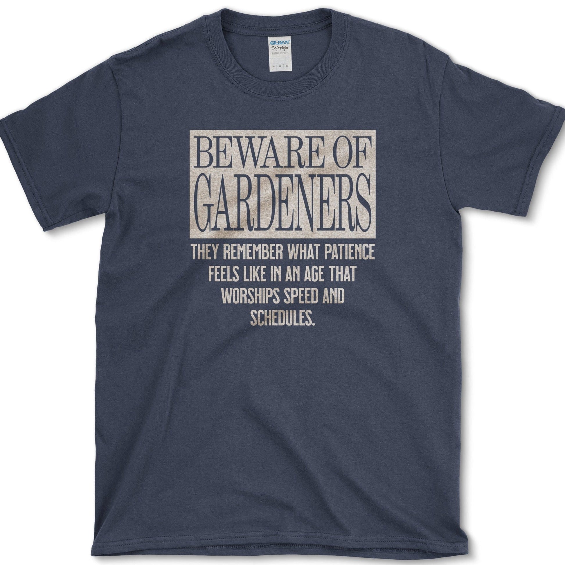 Beware of Gardeners T-Shirt Navy / S Physical Item