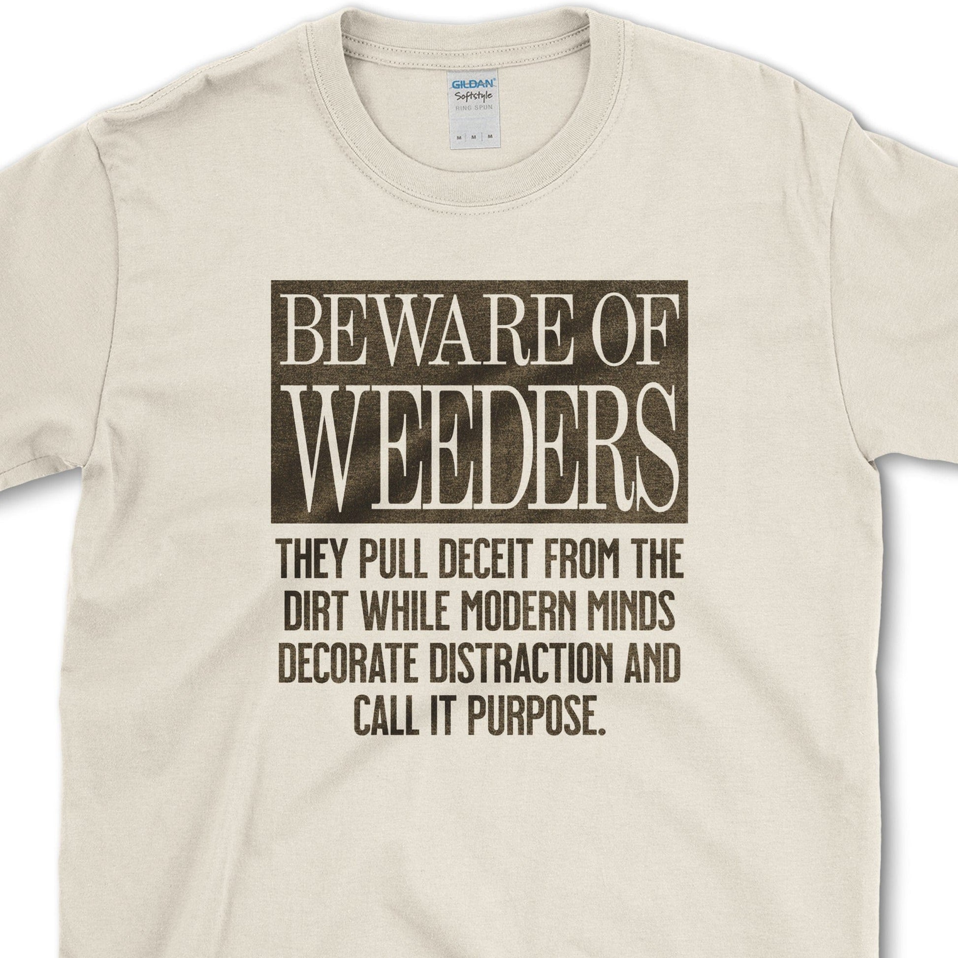 Beware of Weeders T-Shirt Essential Tees / S / Natural Physical Item
