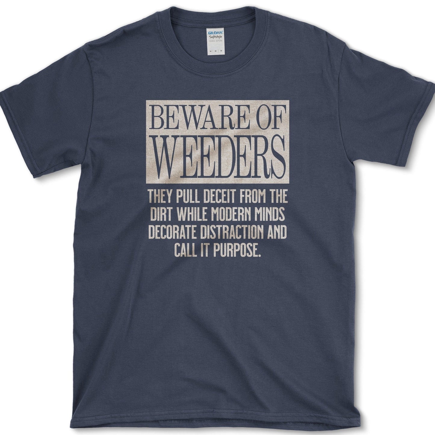Beware of Weeders T-Shirt Essential Tees / S / Navy Physical Item