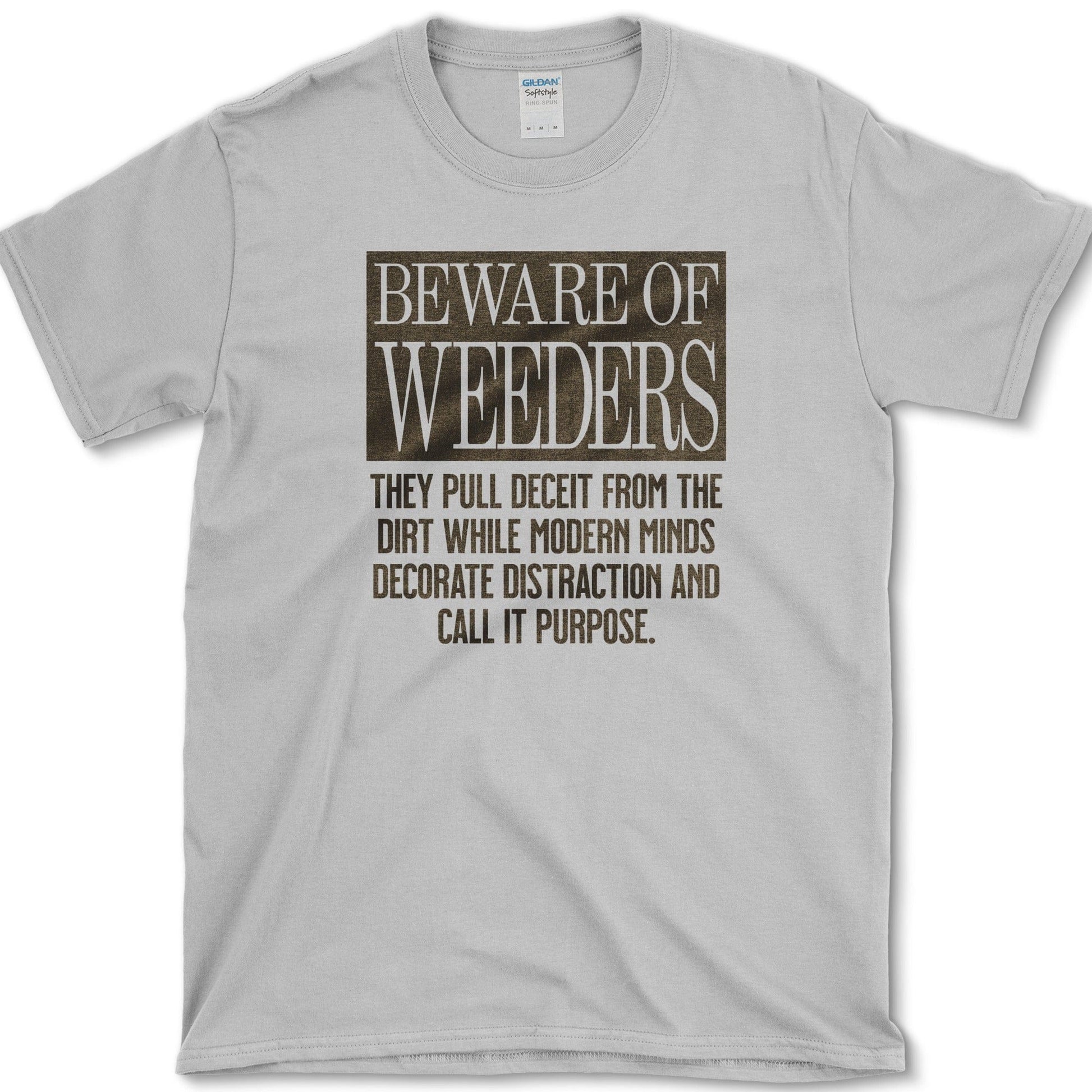 Beware of Weeders T-Shirt Essential Tees / S / Sport Grey Physical Item