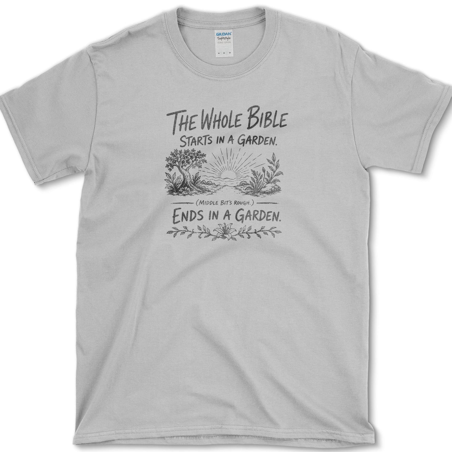 Bible Garden T-Shirt Sport Grey / S Essential Tees
