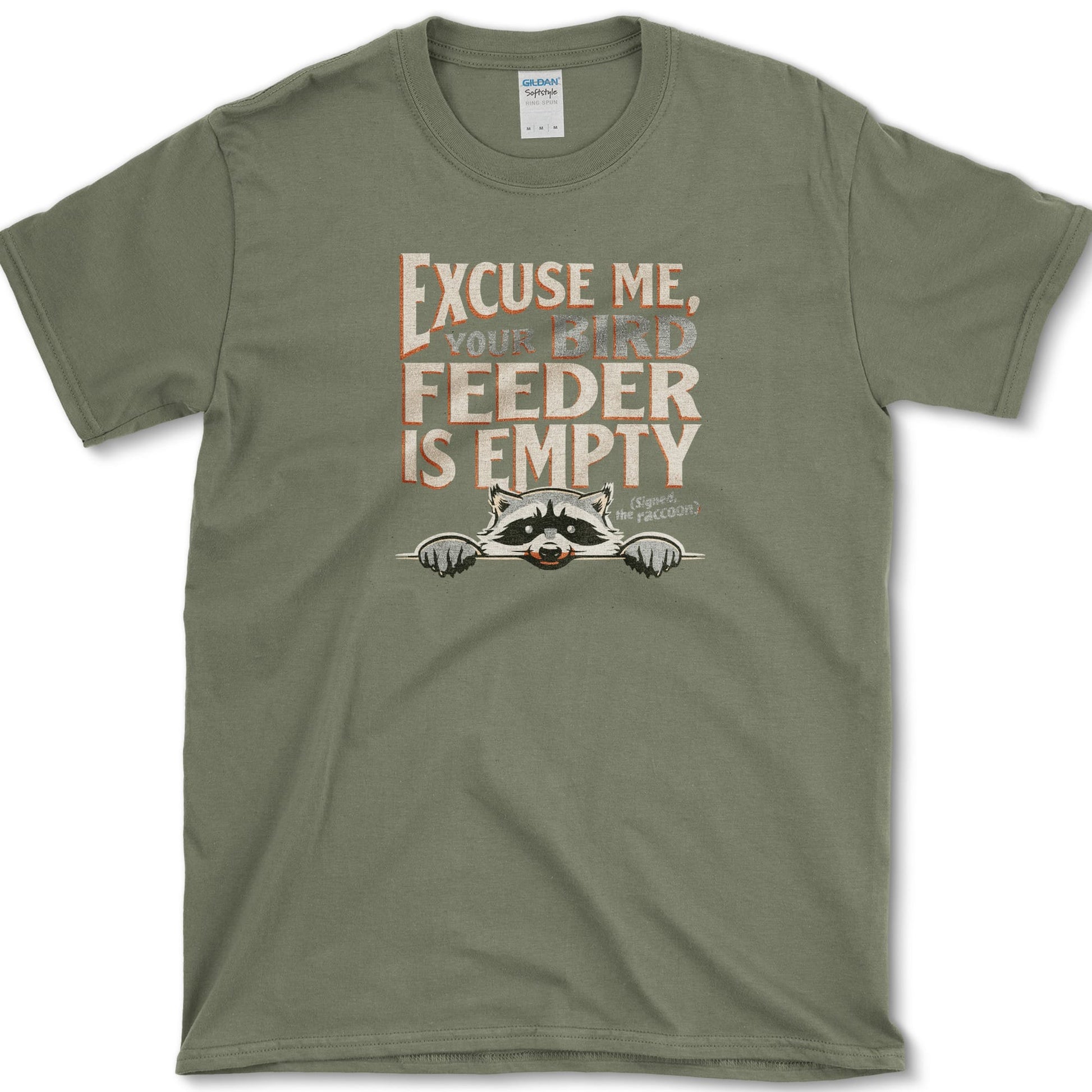 Bird Feeder Empty T-Shirt Military Green / S Essential Tees
