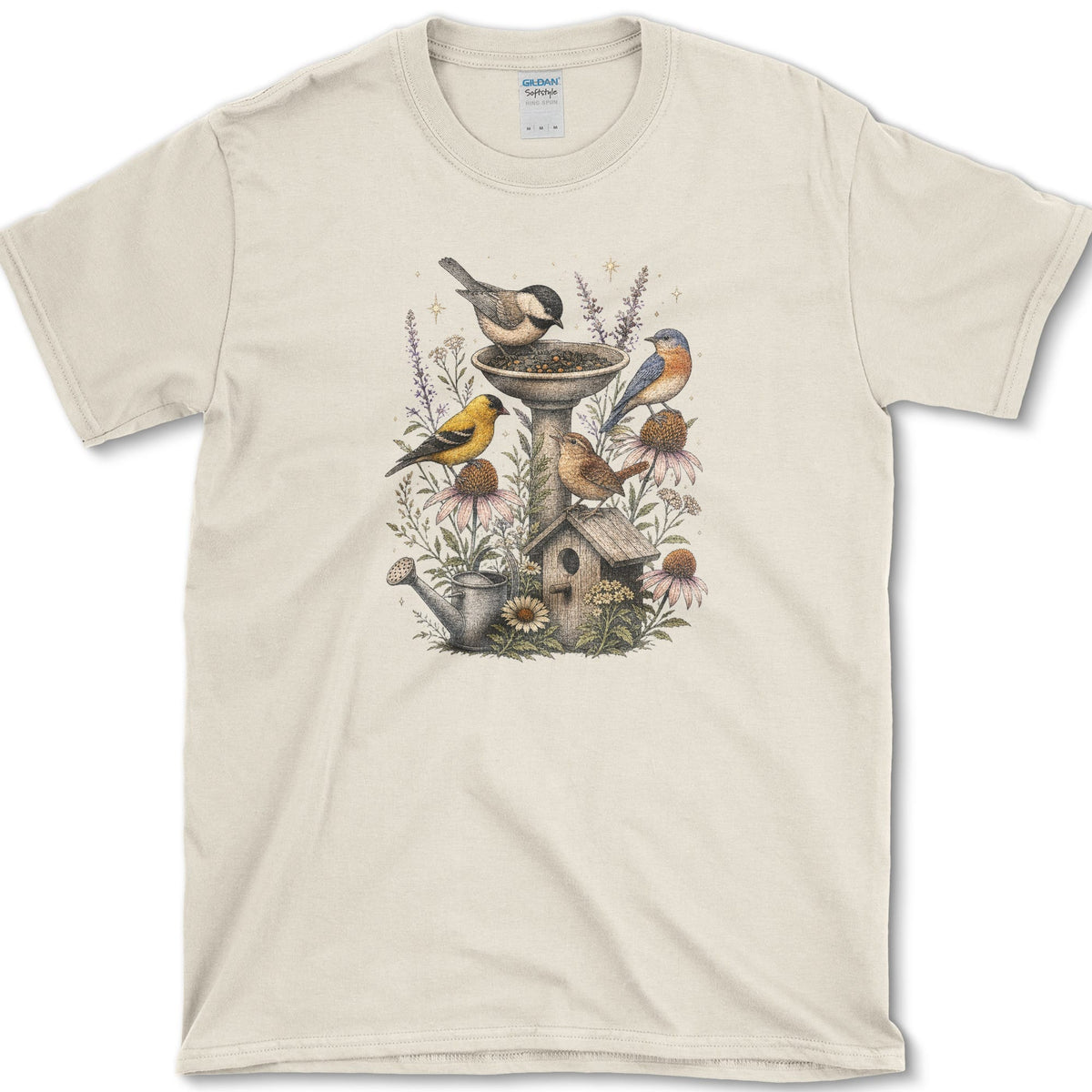 Bird Friendly Gardener T-Shirt S / Natural Essential Tees