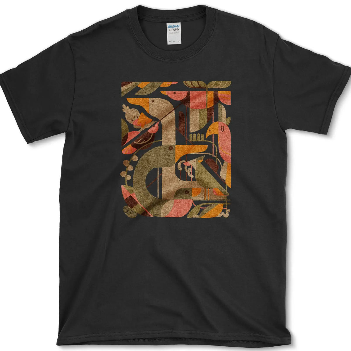 Bird Harmony T-Shirt Black / S Essential Tees