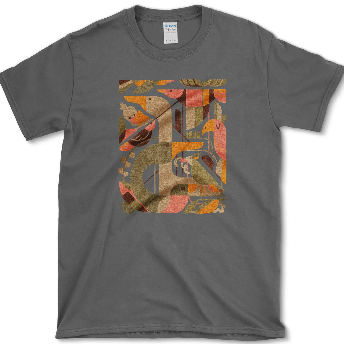 Bird Harmony T-Shirt Dark Heather / S Essential Tees