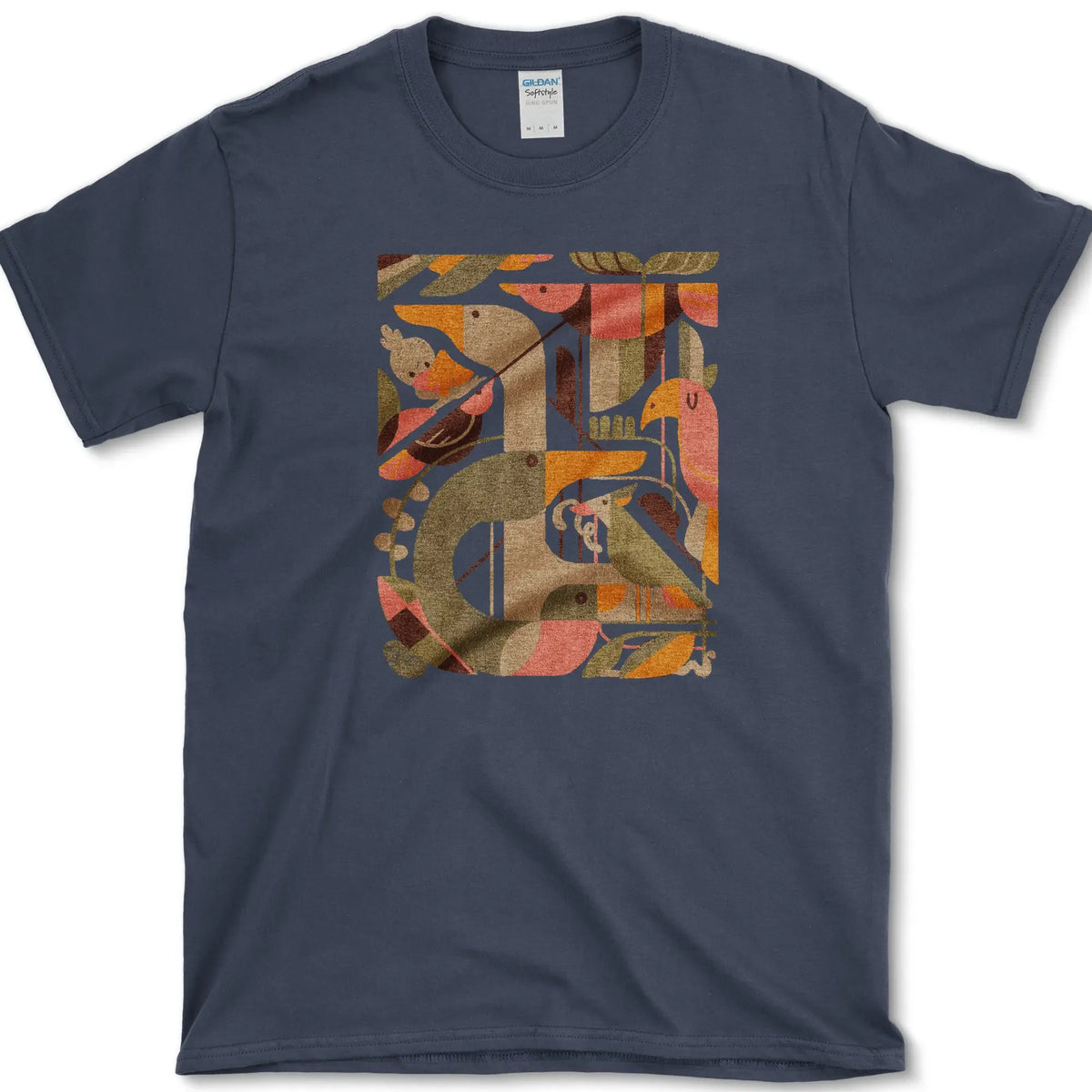 Bird Harmony T-Shirt Navy / S Essential Tees