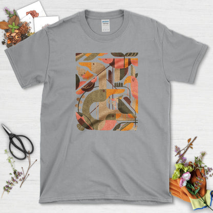 Bird Harmony T-Shirt Sport Grey / S T-Shirt