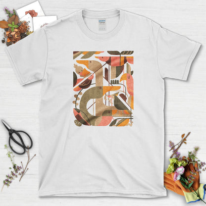 Bird Harmony T-Shirt White / S T-Shirt