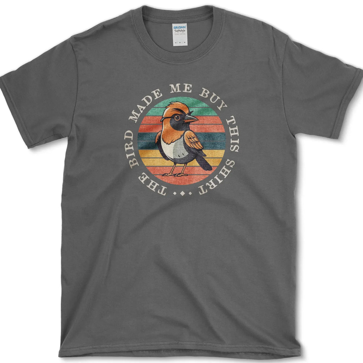 Bird Made Me T-Shirt Dark Heather / S Essential Tees