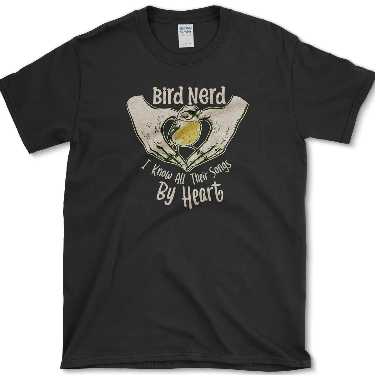 Bird Nerd Song T-Shirt Black / S Essential Tees