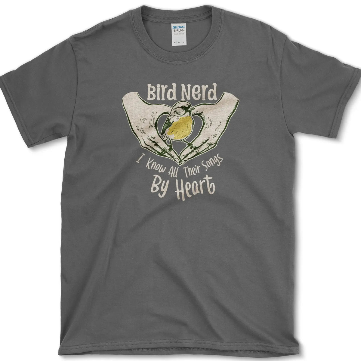 Bird Nerd Song T-Shirt Dark Heather / S Essential Tees