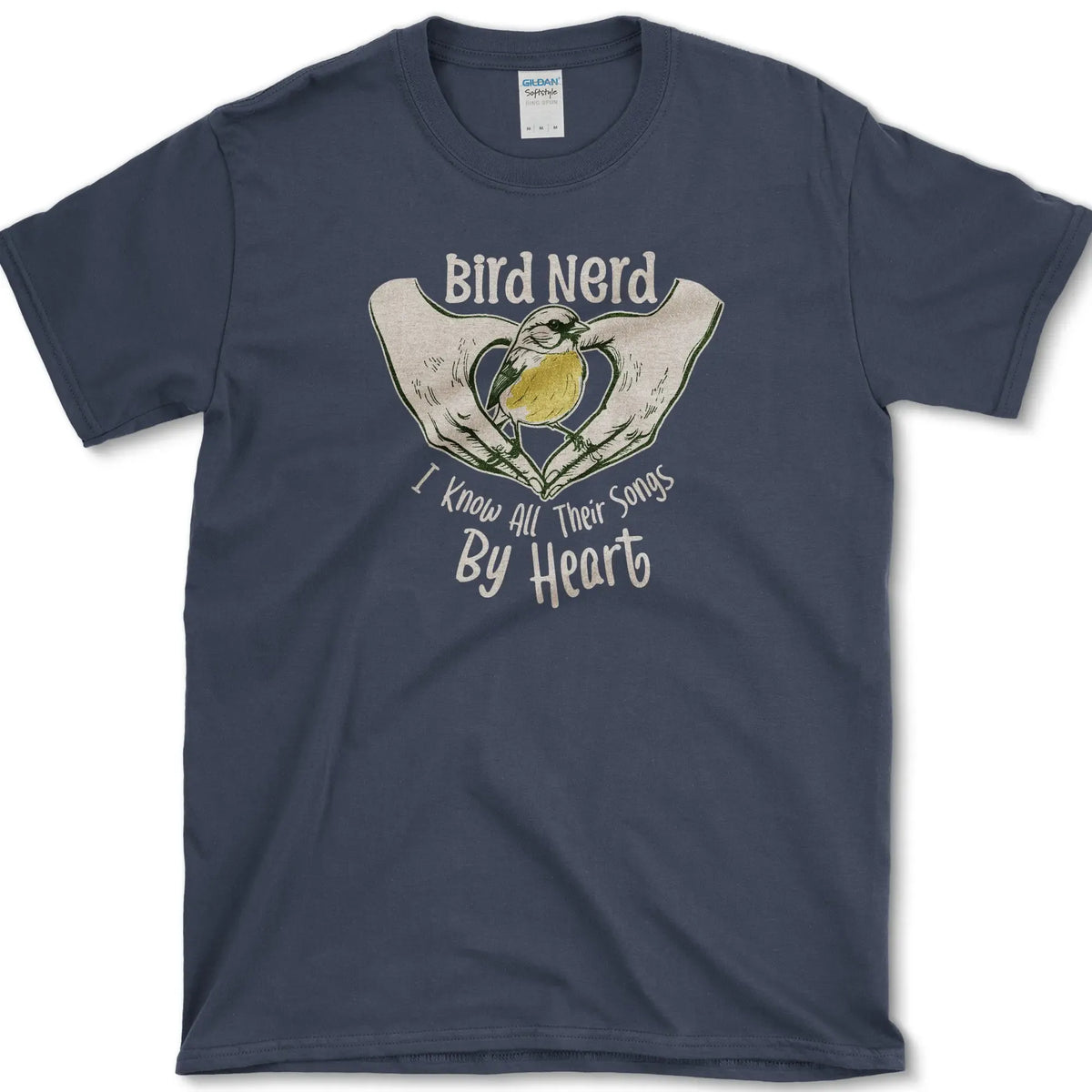Bird Nerd Song T-Shirt Navy / S Essential Tees
