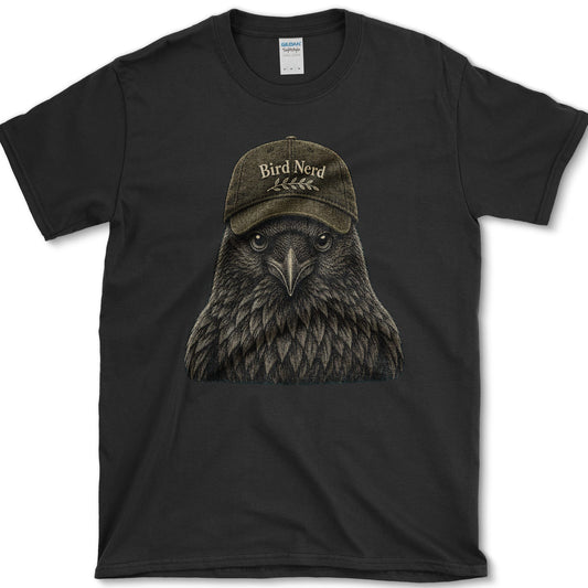 Bird Nerd T-Shirt S / Black Essential Tees