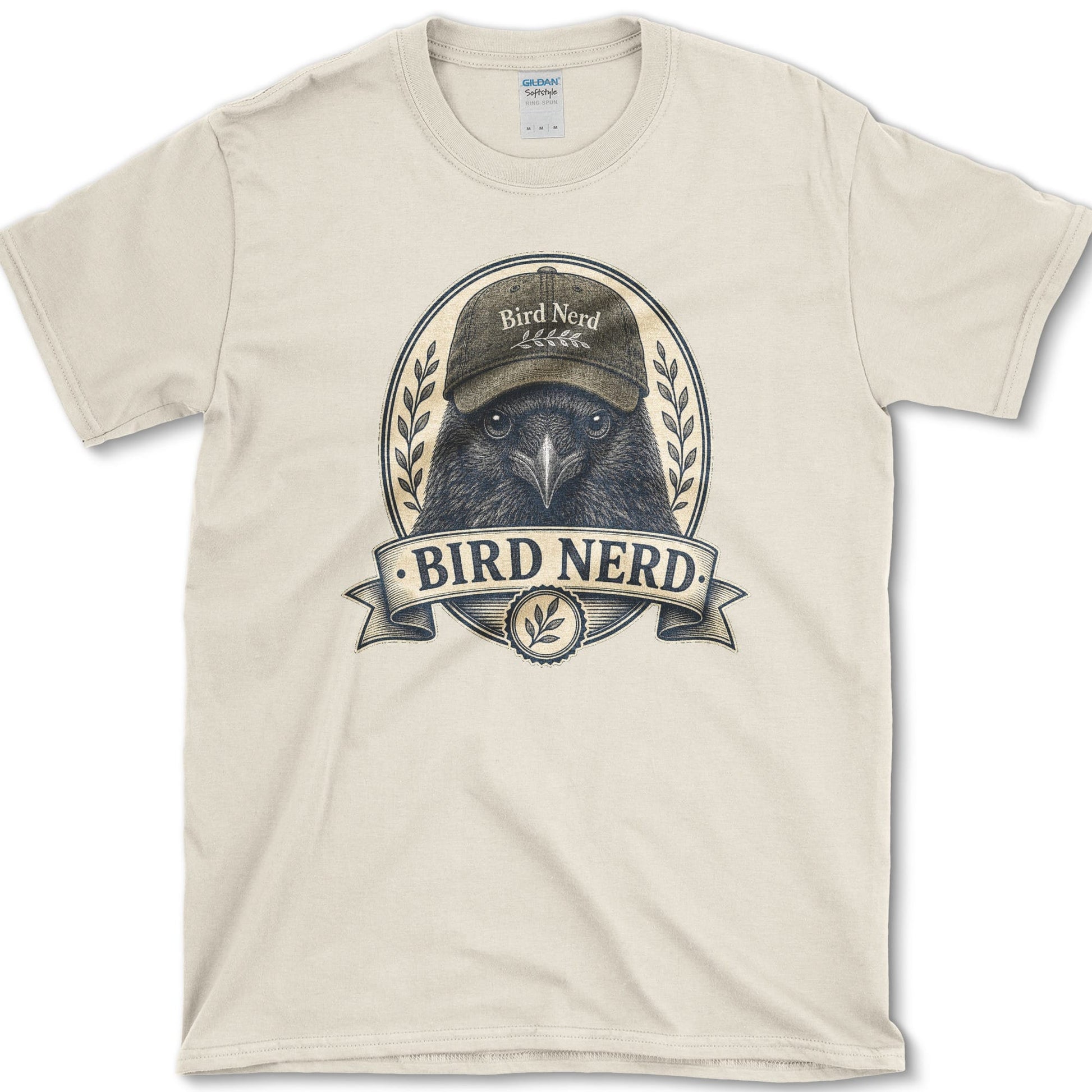 Bird Nerd T-Shirt S / Natural Essential Tees