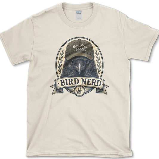 Bird Nerd T-Shirt S / Natural Essential Tees