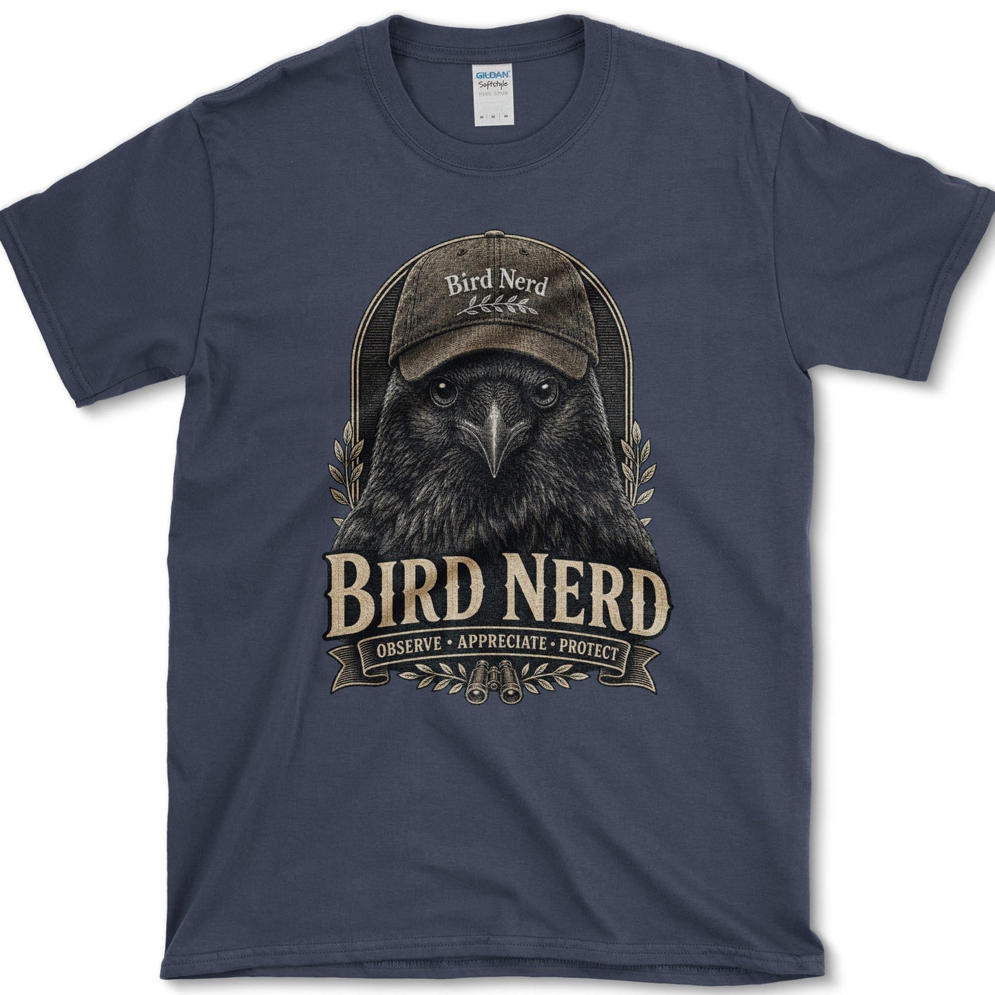 Bird Nerd T-Shirt S / Navy Essential Tees