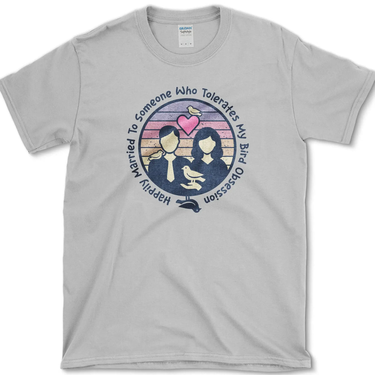 Bird Obsession Marriage T-Shirt Sport Grey / S Essential Tees