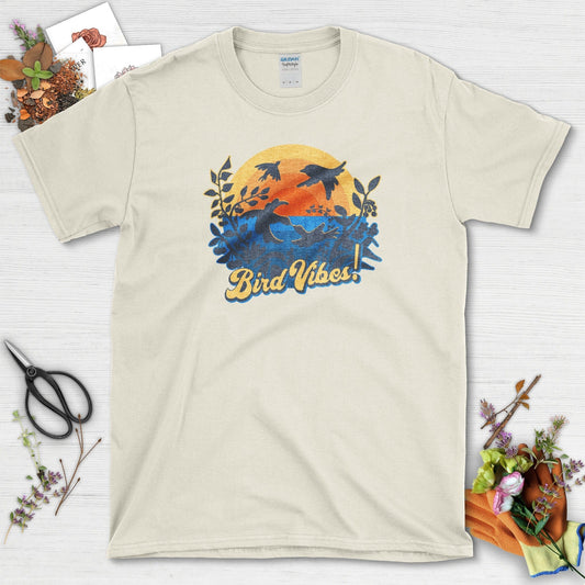Bird Vibes T-Shirt Natural / S Physical Item