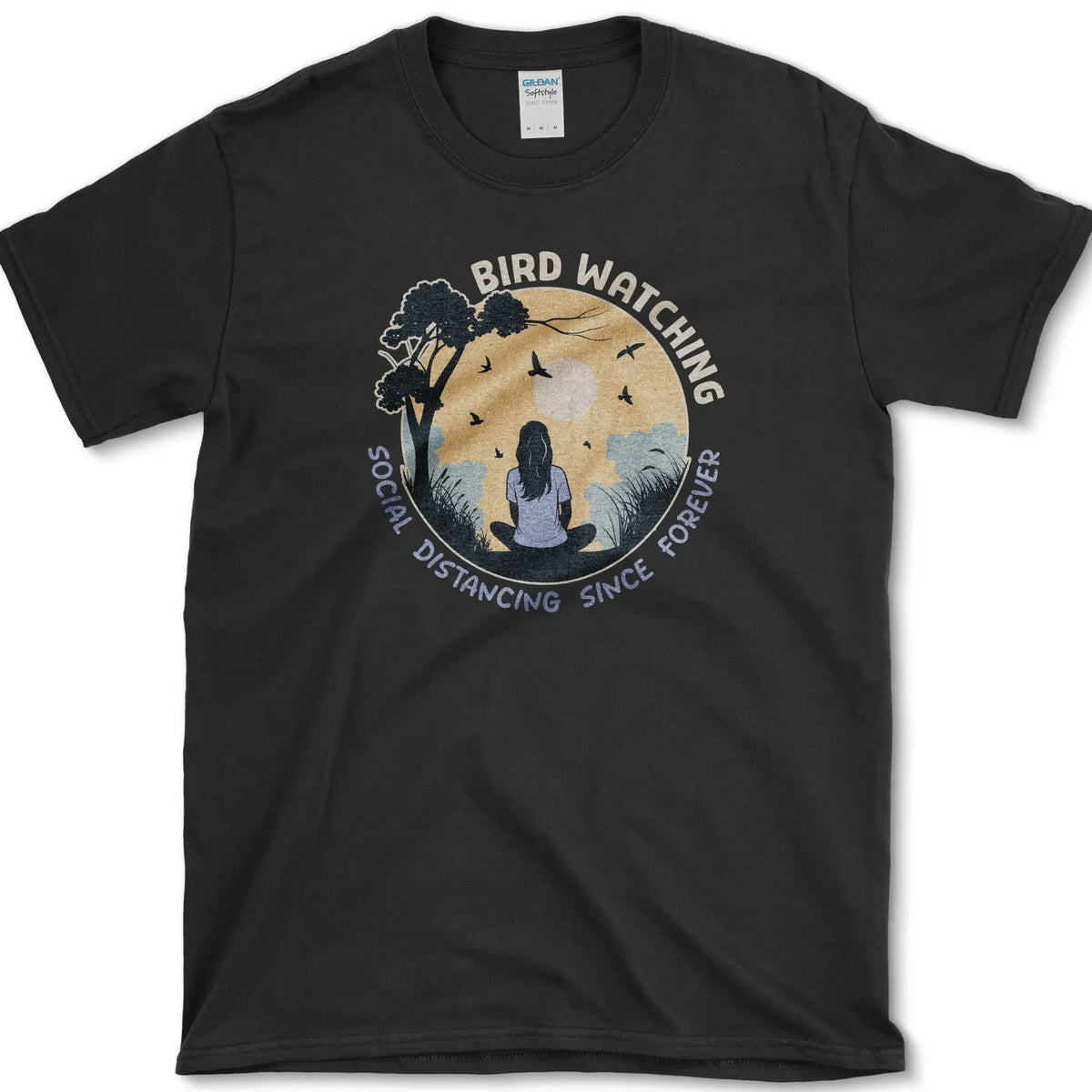 Bird Watching Forever T-Shirt Black / S Essential Tees