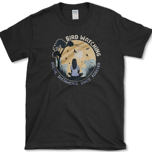 Bird Watching Forever T-Shirt Black / S Essential Tees