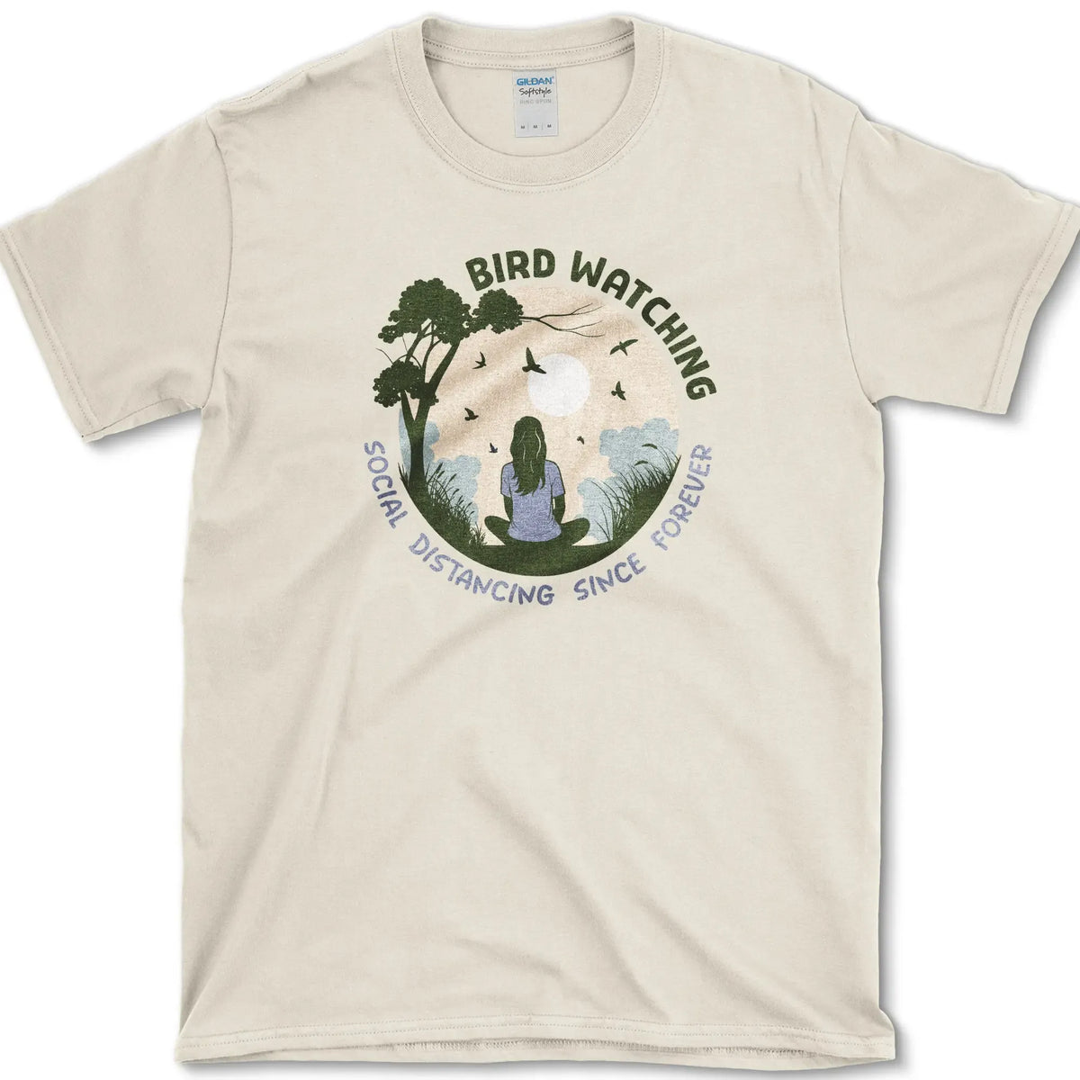 Bird Watching Forever T-Shirt Natural / S Essential Tees