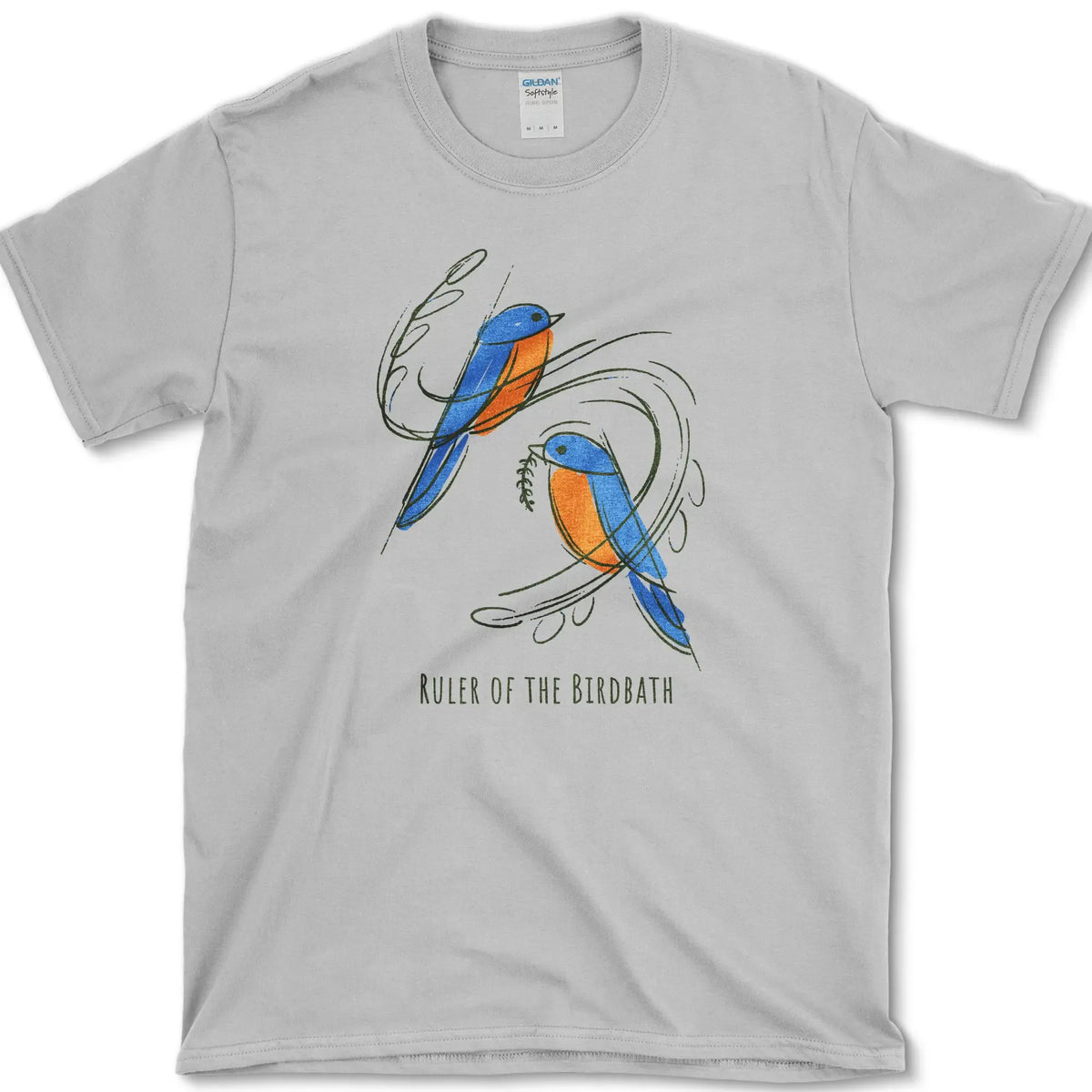 Birdbath Ruler T-Shirt Sport Grey / S Essential Tees
