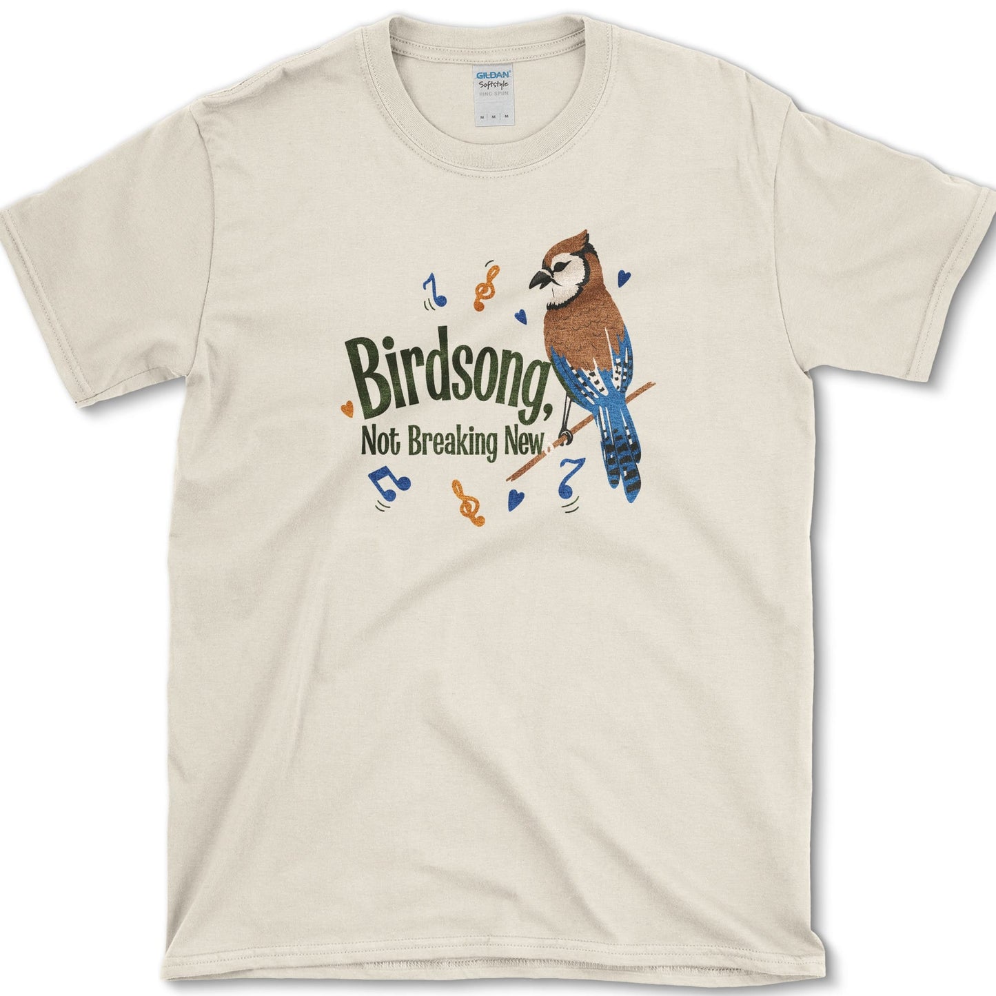 Birdsong Not News T-Shirt S / Natural Essential Tees