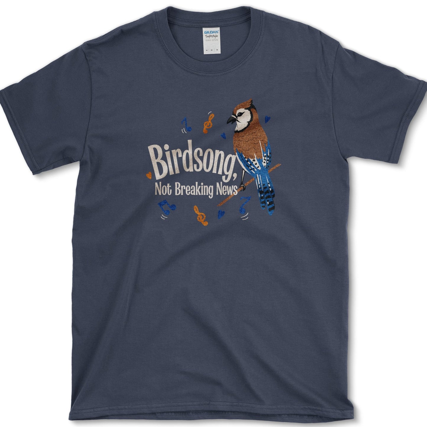 Birdsong Not News T-Shirt S / Navy Essential Tees