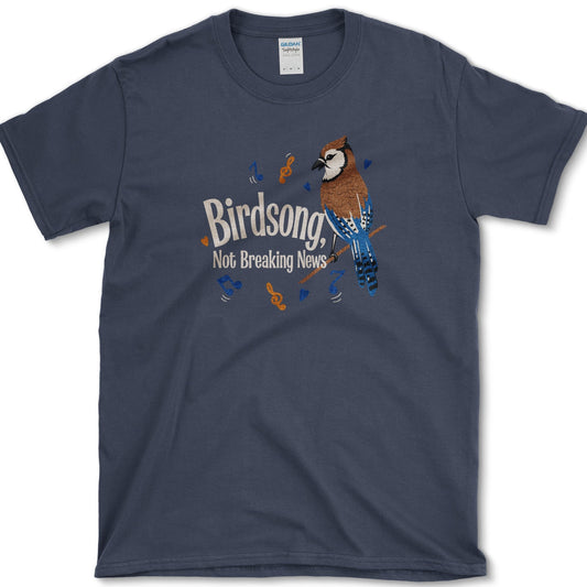 Birdsong Not News T-Shirt S / Navy Essential Tees